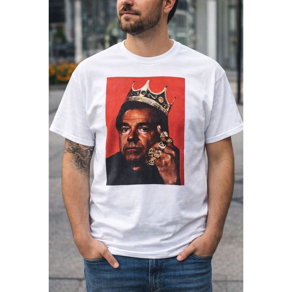 Nick Saban Legendary Coach The King Of The South T-Shirt Unisex Football 2XL